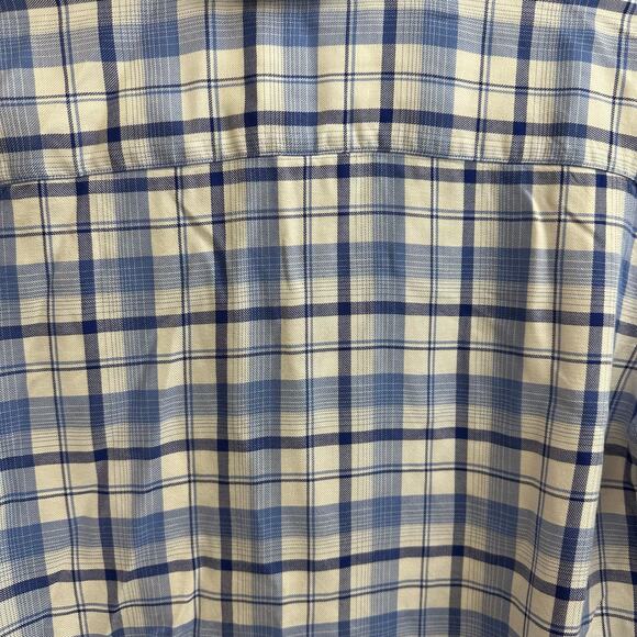 Frank & Eileen Relaxed Button-Up Shirt Blue Plaid Modal Women's Size XS - Picture 6 of 8